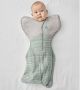 Love to Dream SwaddleUp inbakerslaapzak Fase 1 TOG 2.5 Olive Grey Inbakerdoek Groen - Thumbnail 2