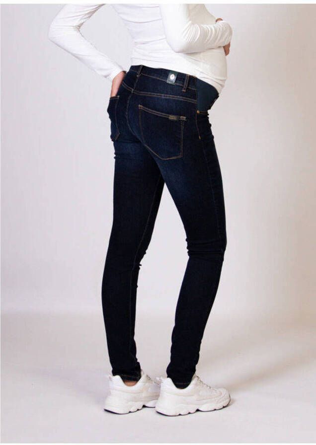 LOVE2WAIT low waist zwangerschaps skinny jeans dark wash