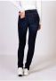 Love2wait low waist zwangerschaps skinny jeans dark wash Blauw Dames Stretchdenim 26 - Thumbnail 3