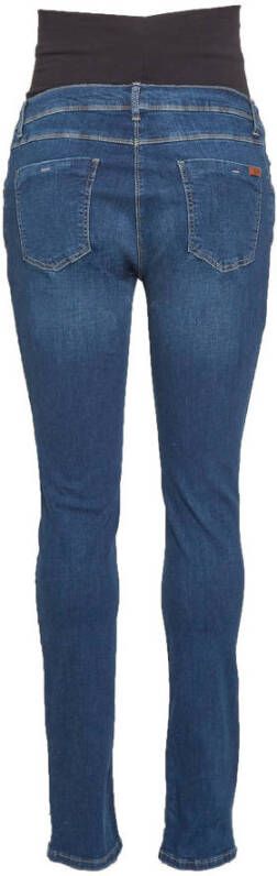 LOVE2WAIT plus size positie skinny zwangerschapsjeans medium blue denim