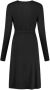 Love2wait zwangerschaps- en voedingsjurk zwart Dames Tencel V-hals Effen XS - Thumbnail 2