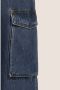 LTB wide leg cargo jeans KARLIE dark blue denim - Thumbnail 3