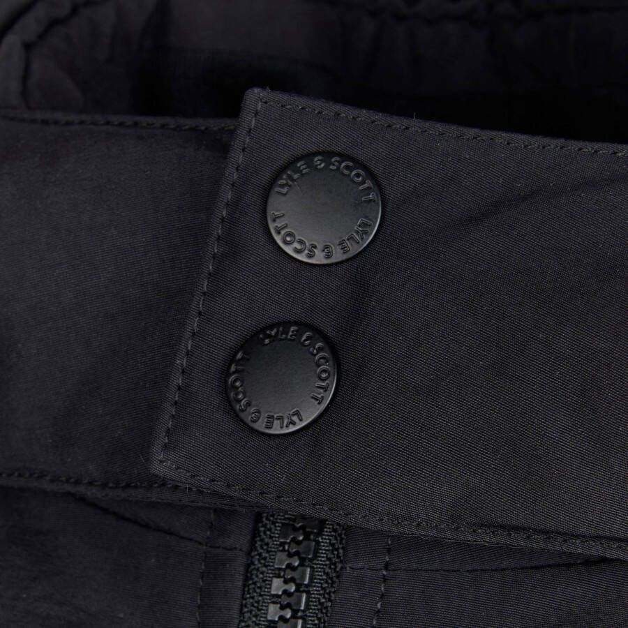 Lyle & Scott gewatteerde winterjas zwart