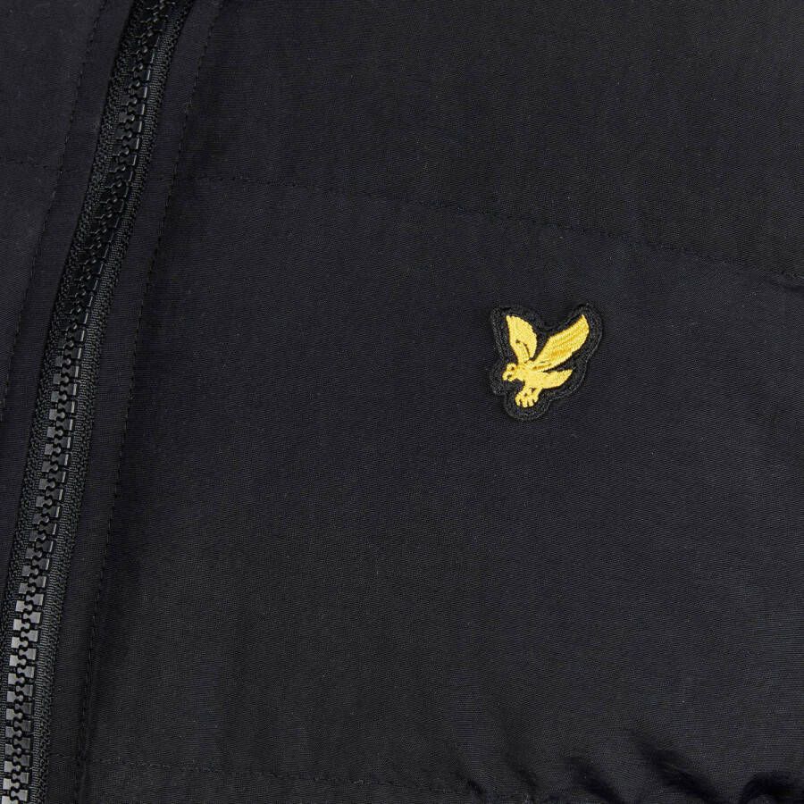 Lyle & Scott gewatteerde winterjas zwart