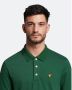 LYLE & SCOTT Heren Polo's & T-shirts Plain Polo Shirt Groen - Thumbnail 6