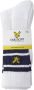 Lyle & Scott Gestreepte Crew Sokken 3-Pack White Heren - Thumbnail 2