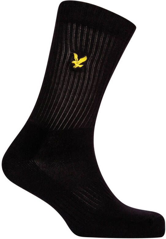 Lyle & Scott sokken Hamilton set van 3 zwart