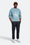 Lyle & Scott sweater met printopdruk skipton blue - Thumbnail 3