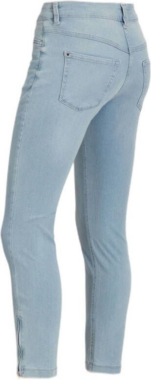 MAC cropped straight fit jeans Dream Chic summer blue wash
