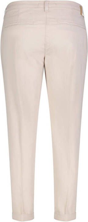 MAC regular fit broek Chino turn up zand