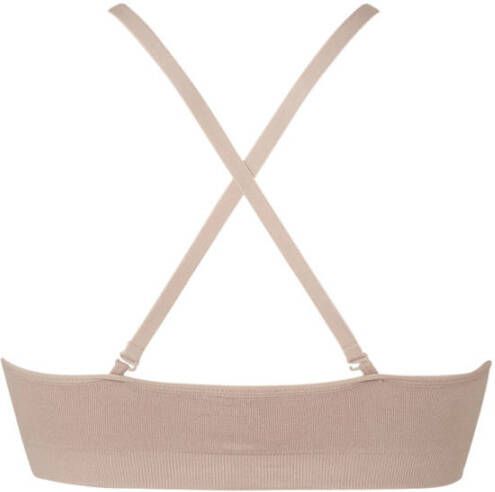 MAGIC Bodyfashion niet-voorgevormde bh top Comfort Bra met bamboe lichtroze