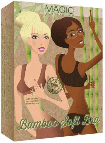 MAGIC Bodyfashion voedingsbh Bamboo Soft Bra zwart