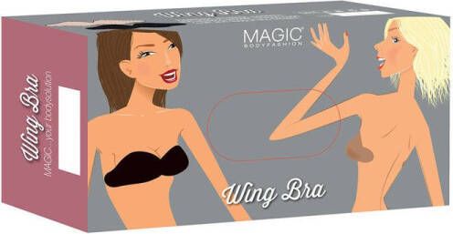 MAGIC Bodyfashion voorgevormde strapless plak bh Wing Bra zwart - Foto 3