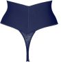 Maidenform high waist corrigerende string Tame Your Tummy donkerblauw - Thumbnail 2