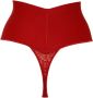 Maidenform high waist corrigerende string Tame Your Tummy rood - Thumbnail 2
