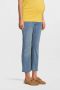 Mamalicious cropped zwangerschapsjeans MLBION light blue denim Blauw Dames Stretchdenim 28-32 - Thumbnail 5