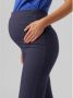 Mamalicious flared zwangerschapslegging MLROSINA met biologisch katoen donkerblauw Broek Dames Katoen (biologisch) XL - Thumbnail 3