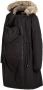 Mamalicious jas MLAMY van gerecycled polyester zwart Dames Gerecycled polyester (duurzaam) Capuchon XL - Thumbnail 3