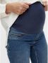 Mamalicious low waist skinny zwangerschaps jegging MLAMY medium blue denim Jeans Blauw XL - Thumbnail 4