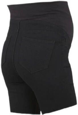 Mamalicious regular fit short MLAMY black denim Korte broek Zwart Dames Stretchdenim XL - Foto 2