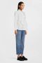 Mamalicious zwangerschapsblouse MLLETICIA met ceintuur wit Dames Katoen Klassieke kraag M - Thumbnail 4