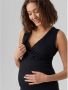 Mamalicious Zwangerschapsjurk in midilengte in fijnriblook model 'EMILY' - Thumbnail 4