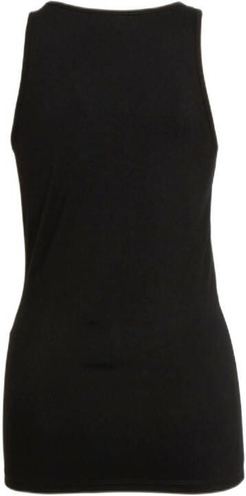 MAMALICIOUS zwangerschapssinglet MLMACY van gerecycled polyester zwart