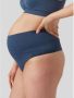 Mamalicious zwangerschapsstring MLILJA (set van 2) blauw zwart Dames Polyamide L XL - Thumbnail 2