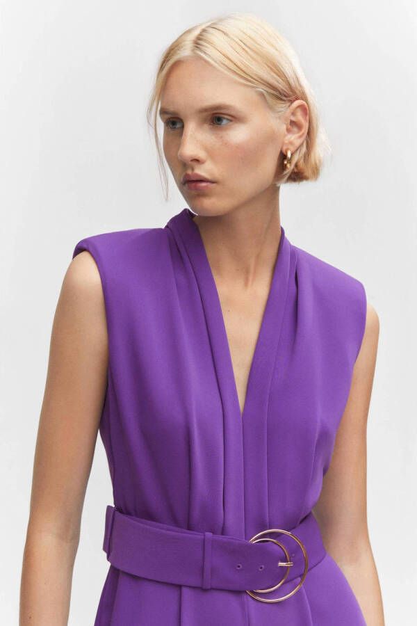 Mango jumpsuit paars