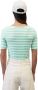 Marc O'Polo gestreept T-shirt turquoise wit - Thumbnail 3