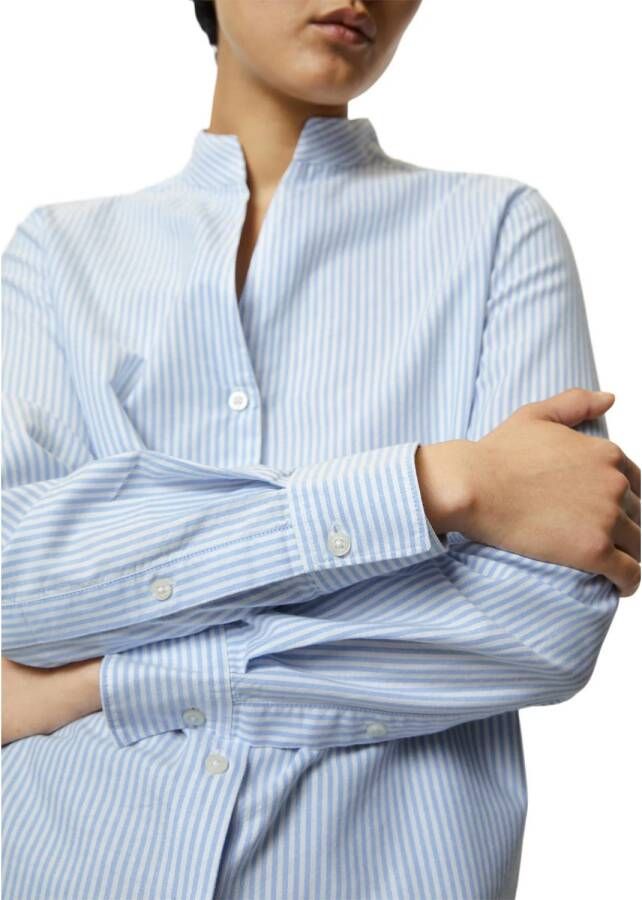 Marc O'Polo gestreepte blouse blauw wit