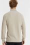 Marc O'Polo ribgebreide coltrui met wol gray silk - Thumbnail 5