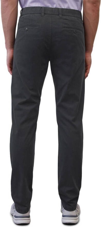 Marc O'Polo tapered fit broek dark navy