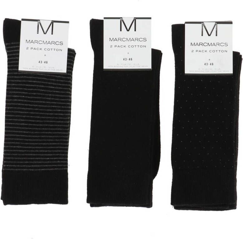 Marcmarcs sokken set van 6 antraciet