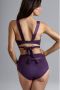 Marlies Dekkers cache coeur plunge balconette bikini top wired padded deep purple - Thumbnail 3