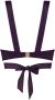 Marlies Dekkers cache coeur plunge balconette bikini top wired padded deep purple - Thumbnail 4