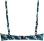 Marlies Dekkers lotus push up bikini top wired padded blue and green dye - Thumbnail 4
