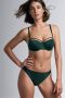 Marlies Dekkers space odyssey balconette bh wired padded checkered pine green - Thumbnail 4