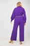 Mat Fashion high waist straight fit pantalon paars - Thumbnail 2