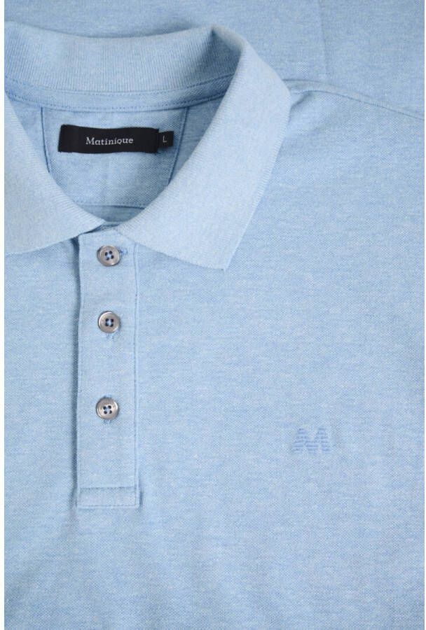 Matinique gemêleerde polo MApoleo blissful blue