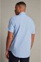 Matinique regular fit overhemd MAtrostol met linnen chambray blue - Thumbnail 4