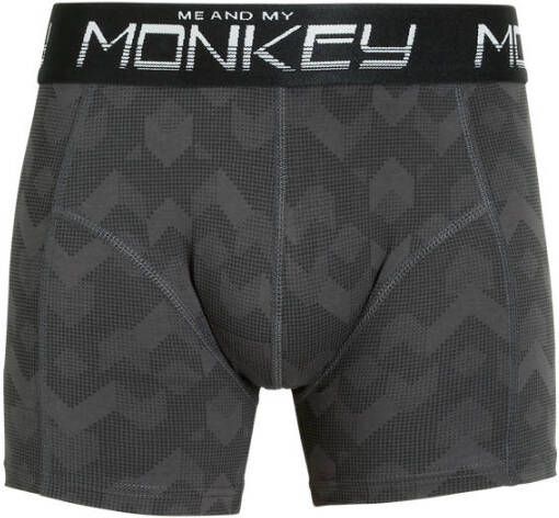 Me & My Monkey boxershort set van 2 blauw army