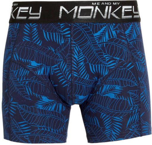 Me & My Monkey boxershort set van 3 blauw