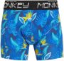 Me & My Monkey boxershort set van 3 blauw kobalt Jongens Stretchkatoen 104 - Thumbnail 2