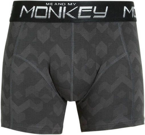 Me & My Monkey boxershort set van 3 zwart army