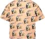Me & My Monkey T-shirt met all over print zalm Roze Meisjes Polyester Ronde hals 116-122 - Thumbnail 2
