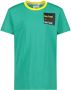 Me & My Monkey T-shirt met backprint groen zwart geel Jongens Katoen Ronde hals 140 - Thumbnail 2