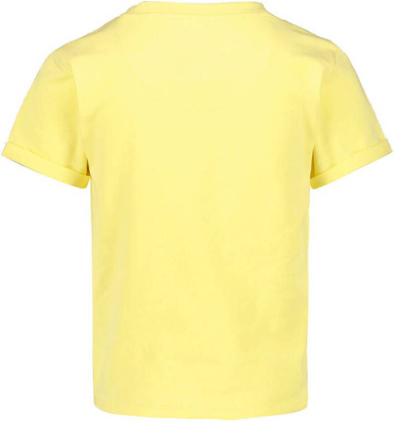 Me & My Monkey T-shirt met printopdruk geel