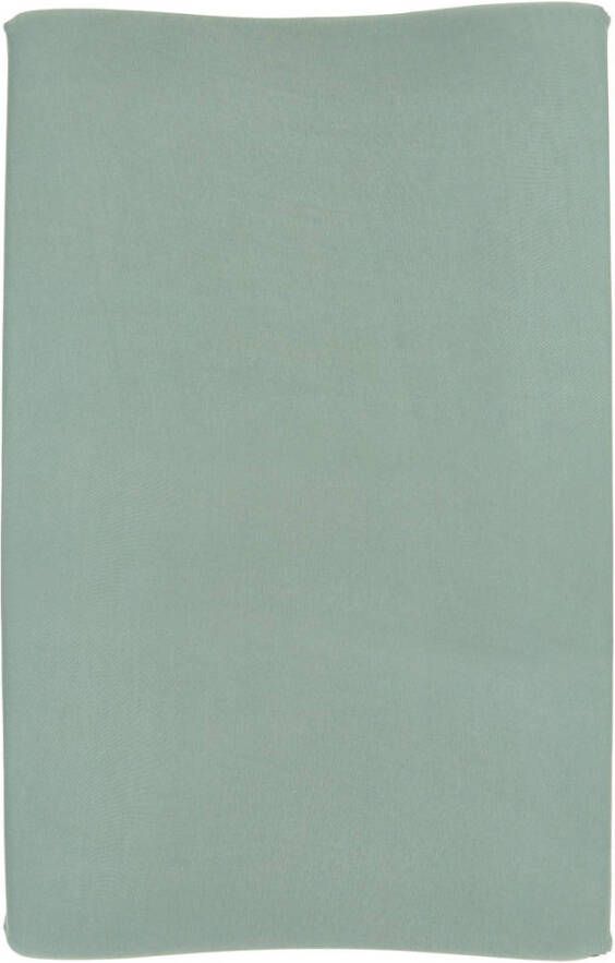 Meyco aankleedkussenhoes Basic jersey stone green