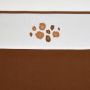 Meyco baby ledikantlaken Panter 100x150 cm camel Babylaken Wit - Thumbnail 2